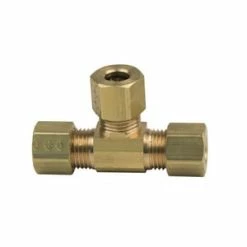 Discount ✨ PROFLO® 1/4 x 1/4 x 1/4 in. OD Tube Brass Compression Tee 🎉