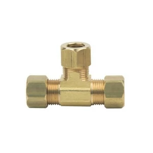 Outlet 😀 PROFLO® 3/8 x 3/8 x 3/8 in. OD Tube Brass Compression Tee 👍 1 Outlet 😀 PROFLO® 3/8 x 3/8 x 3/8 in. OD Tube Brass Compression Tee 👍