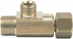 Flash Sale 😀 PROFLO® 3/8 in. OD Female x 3/8 in. OD Tube x 1/4 in. OD Tube Brass Female Tee Adaptor ⭐