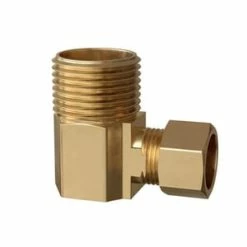 Discount ✨ PROFLO® 3/8 x 1/2 in. OD Tube x MIP Brass Compression Elbow ✔️