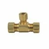 New 💯 PROFLO® 3/8 x 3/8 x 1/4 in. OD Compression Domestic Brass Reducing Tee ✨