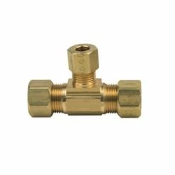 New 💯 PROFLO® 3/8 x 3/8 x 1/4 in. OD Compression Domestic Brass Reducing Tee ✨