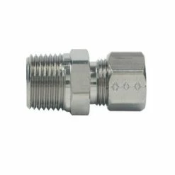 New 🛒 PROFLO® 3/8 in. OD Tube x MIP Brass Compression Adapter 🎁