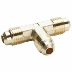 New 🥰 Parker Hannifin Series 144F 1/4 in. Brass Flare Union Tee ✔️