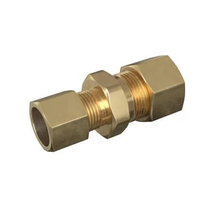 Flash Sale 🧨 PROFLO® 1/4 x 1/4 in. OD Tube Brass Compression Union 🎉 1 Flash Sale 🧨 PROFLO® 1/4 x 1/4 in. OD Tube Brass Compression Union 🎉